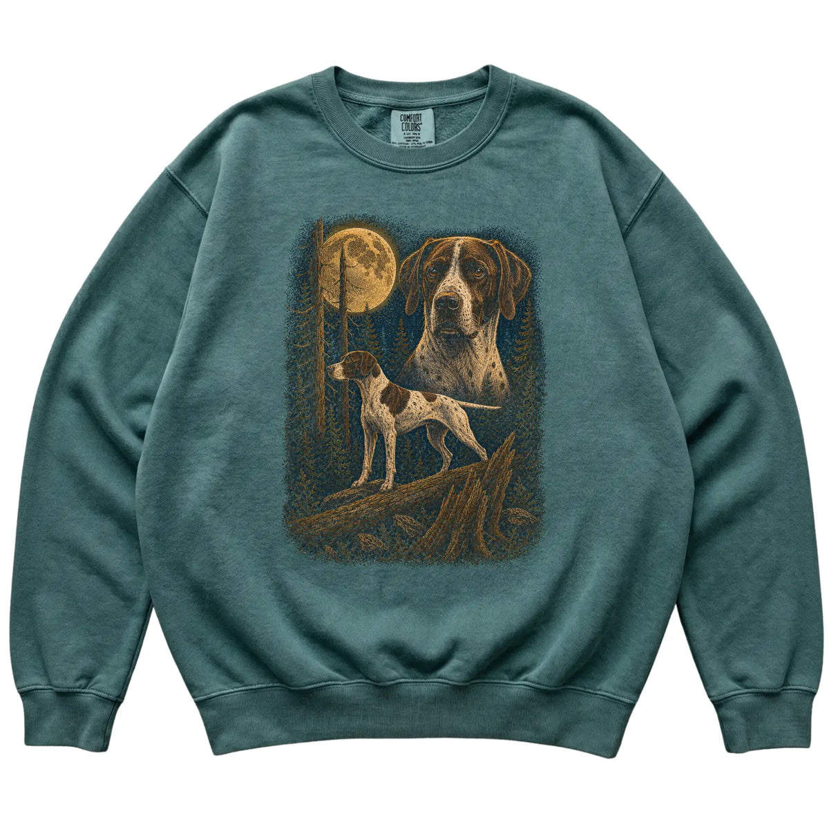 Pointer Wildwood Moon Sweatshirt in Blue Spruce
