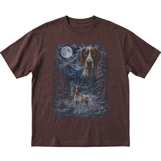 Pointer Forest Moon T-Shirt in Dark Chocolate