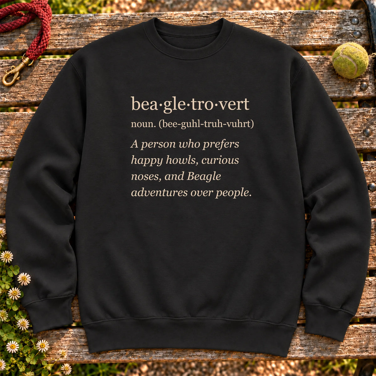 Black Beagle Tro-Vert crewneck sweatshirt