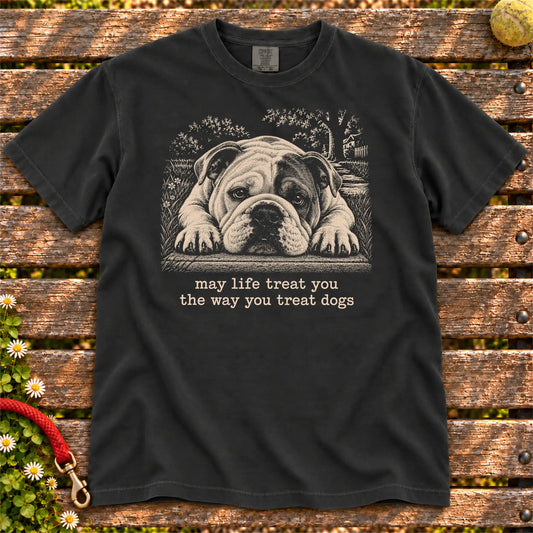 Bulldog Karma Comfort Colors T-shirt in Black