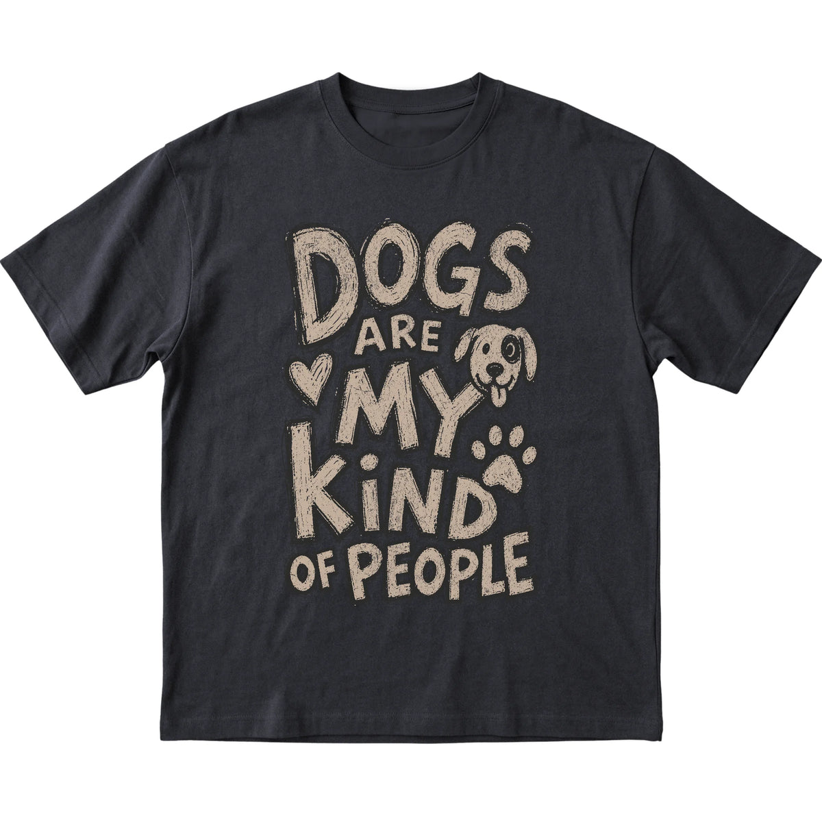 Black Dogs Are my Kind of people laid flat
