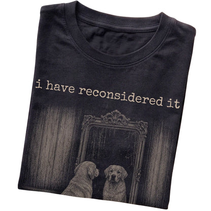 Black Golden Retriever The Answer Is Still No T-shirt, folded view