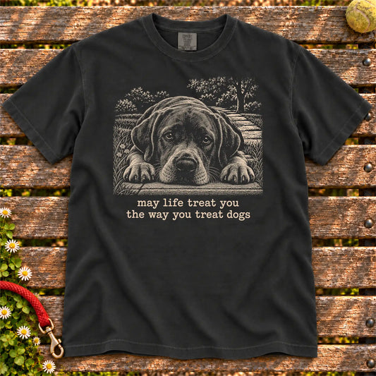 Labrador Retriever Karma Comfort Colors T-shirt in Black
