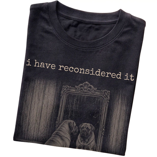 Black Mastiff The Answer Is Still No T-shirt, folded view