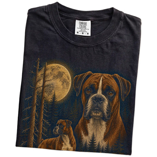 Black Boxer Wildwood Moon t-shirt