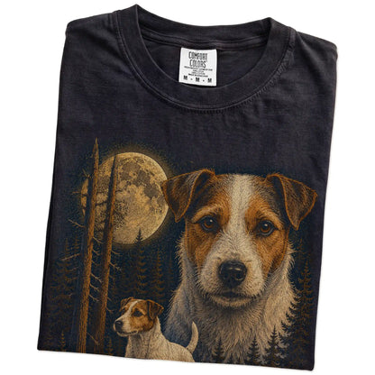 Black Jack Russell Wildwood Moon t-shirt