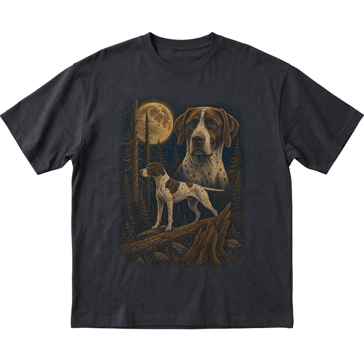 Pointer Wildwood Moon T-Shirt in Black