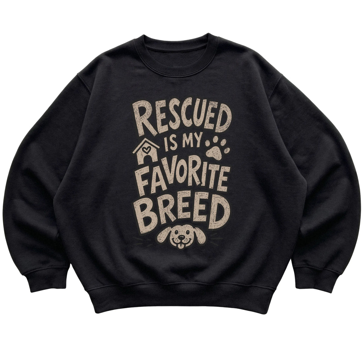 Black Rescued is my favorite breed laid flat