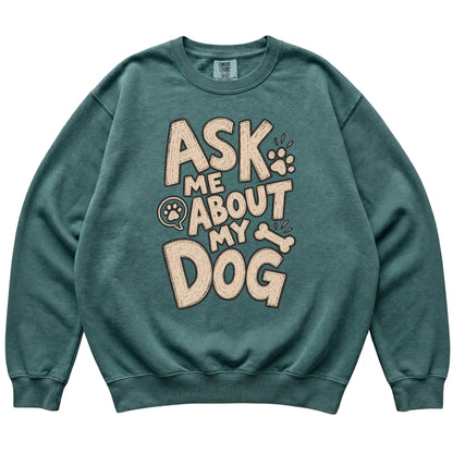 Blue Spruce Ask me about my dog laid flat