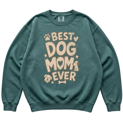 Blue Spruce Best Dog Mom Ever laid flat