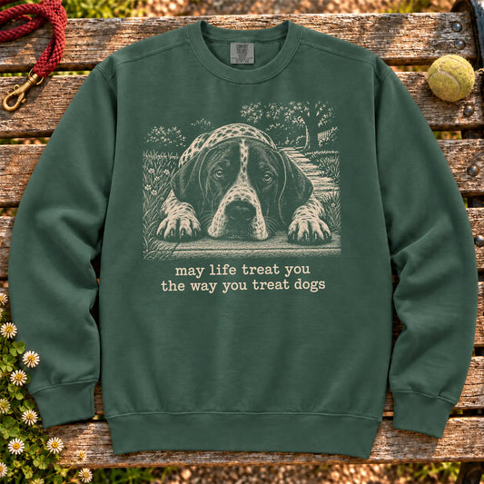 Pointer Karma sweatshirt in Blue Spruce
