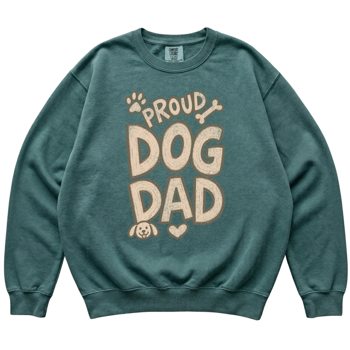 Blue Spruce Proud Dog Dad laid flat