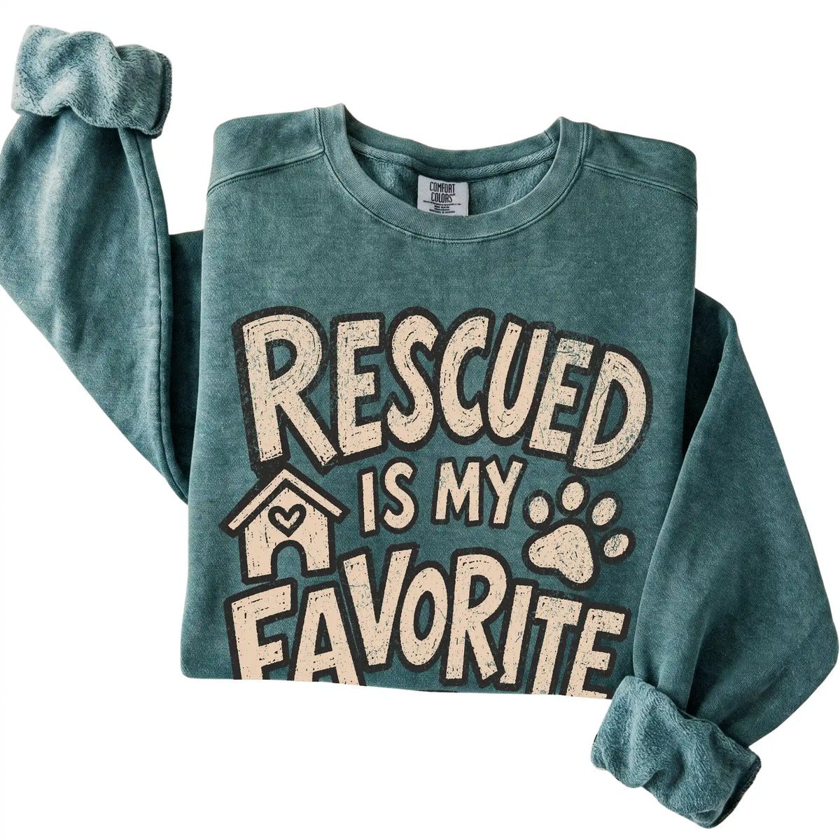 Blue Spruce Rescued is my favorite breed folded detail