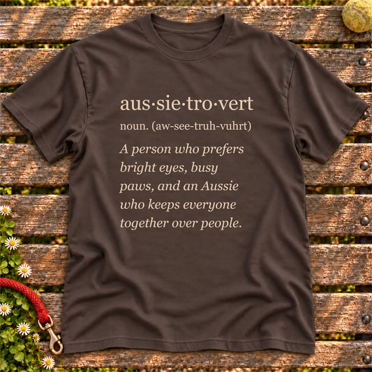 Dark Chocolate Australian Shepherd Tro-Vert Softstyle T-shirt