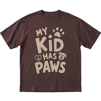 Dark Chocolate My kid has paws laid flat