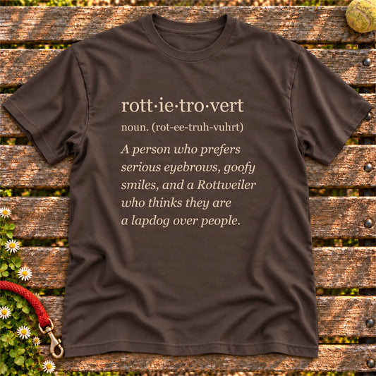 Dark Chocolate Rottweiler Tro-Vert Softstyle T-shirt