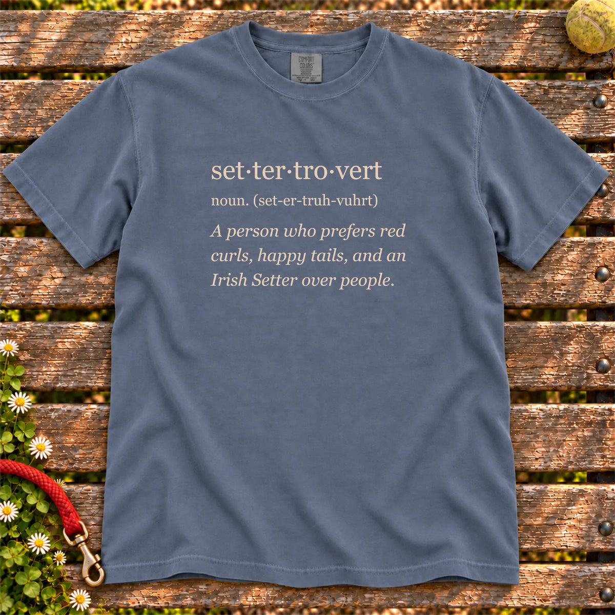 Denim Irish Setter Tro-Vert Comfort Colors T-shirt