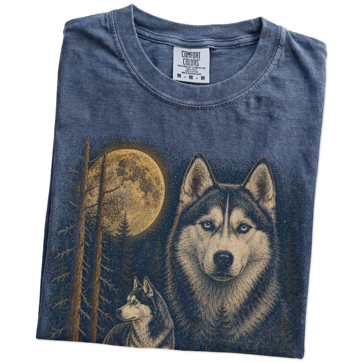 Denim Husky Wildwood Moon t-shirt