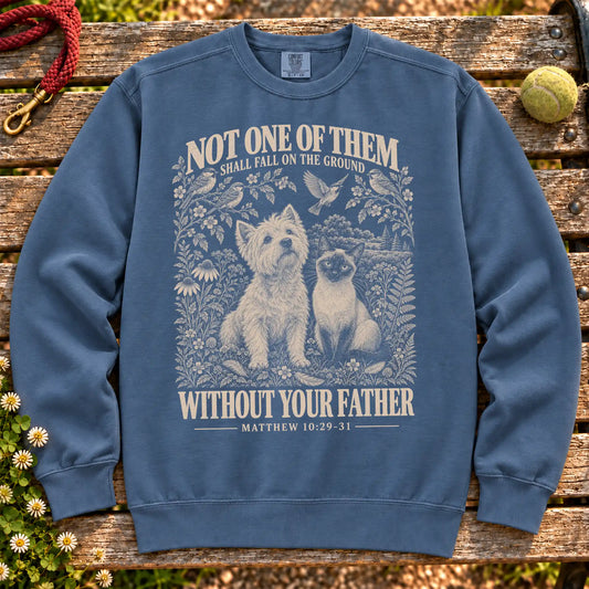 Denim Not One of Them scripture Comfort Colors sweatshirt