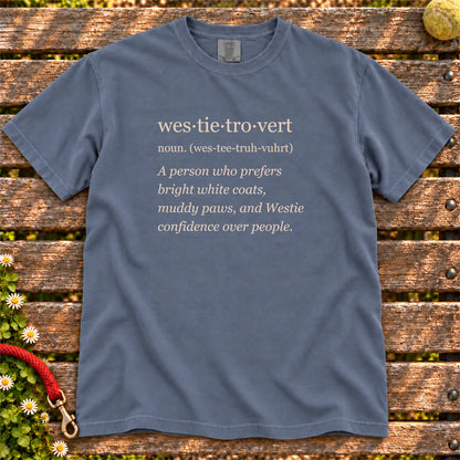 Denim Westie Tro-Vert Comfort Colors T-shirt