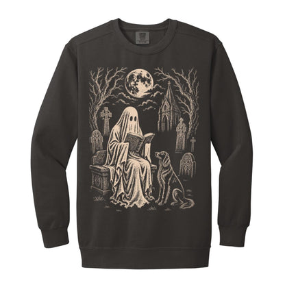 Irish Setter Ghost Reading sweatshirt in Pepper