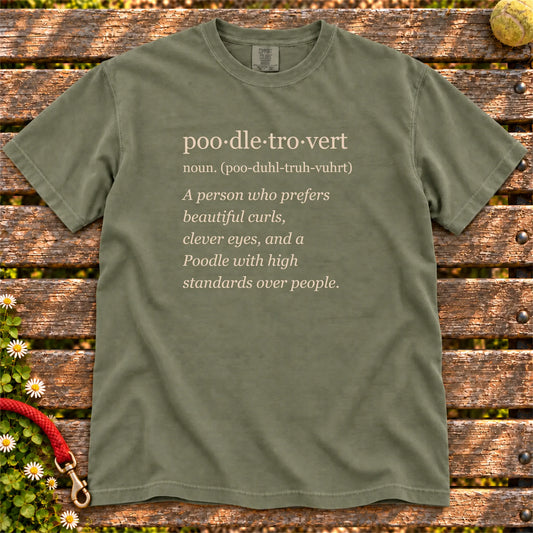 Moss Poodle Tro-Vert Comfort Colors T-shirt