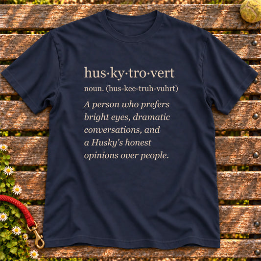 Navy Husky Tro-Vert Softstyle T-shirt