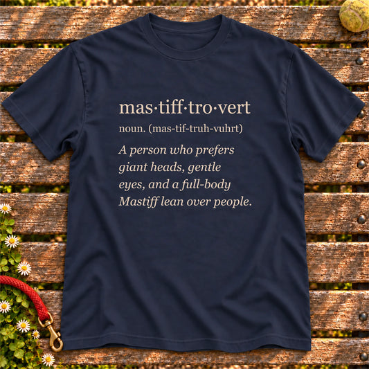 Navy Mastiff Tro-Vert Softstyle T-shirt