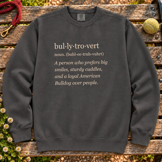 Pepper American Bulldog Tro-Vert Comfort Colors sweatshirt