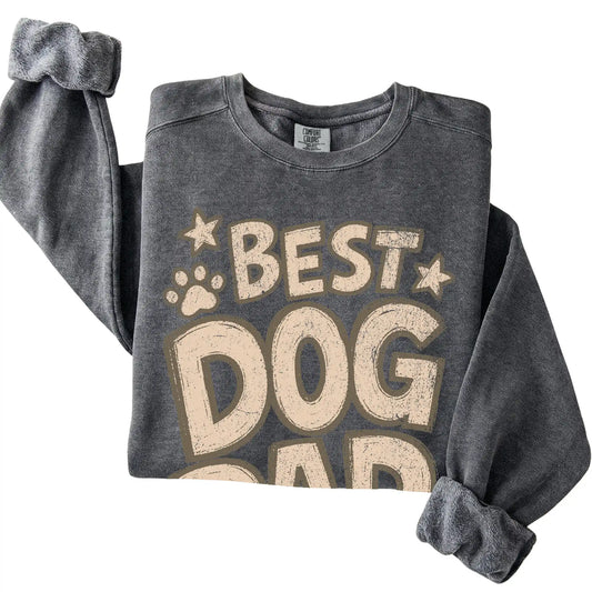 Pepper Best Dog Dad Ever folded detail
