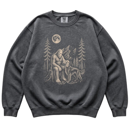 Irish Setter and Bigfoot Sweatshirt in Pepper