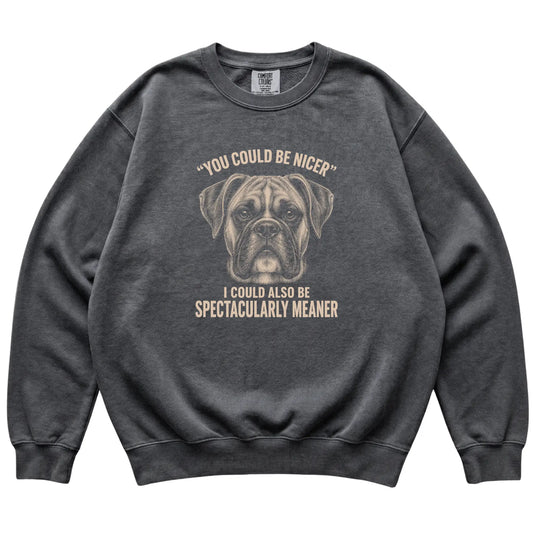 Boxer Guard Dog sweatshirt in Pepper