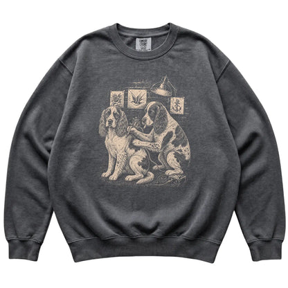 Pepper Cocker Spaniel Dog Tattoo Artist shirt laid flat