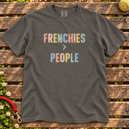 French Bulldogs > People design on a Pepper Comfort Colors® T-shirt