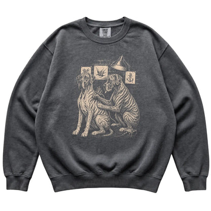 Pepper Great Dane Dog Tattoo Artist shirt laid flat