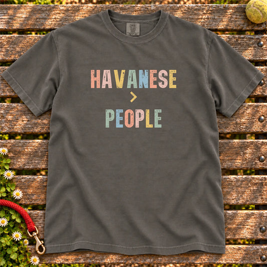 Havanese > People design on a Pepper Comfort Colors® T-shirt