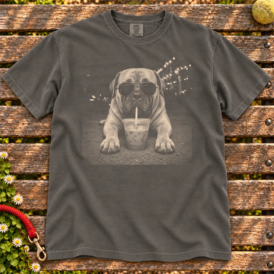 Mastiff Iced Coffee Comfort Colors T-shirt in Pepper