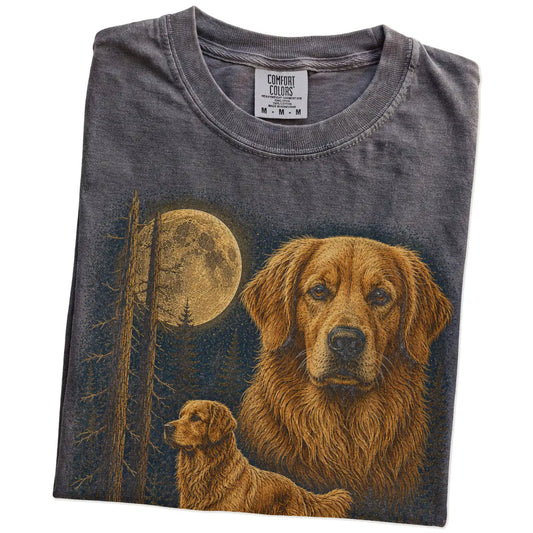 Pepper Golden Retriever Wildwood Moon t-shirt