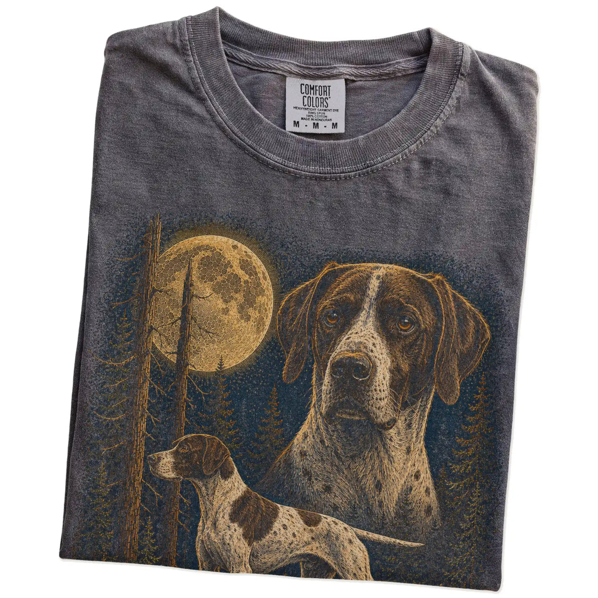 Folded Pepper Pointer full-color Moonlit Forest t-shirt