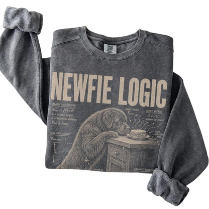 Pepper Newfie Logic sweatshirt folded detail