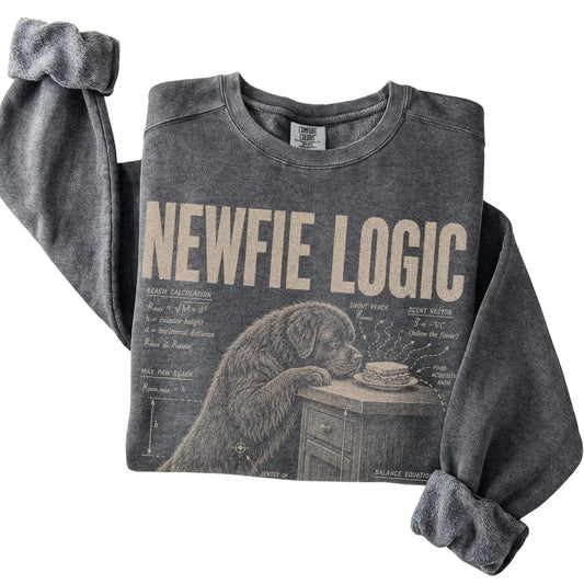 Pepper Newfie Logic sweatshirt folded detail