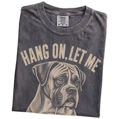 Folded Pepper Overthinking Boxer T-Shirt showing the graphic