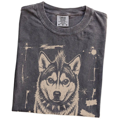 Folded Pepper Punk Rock Husky T-Shirt showing the graphic
