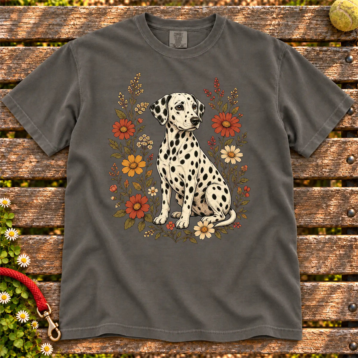 Wildflower Dalmatian T-Shirt in Pepper