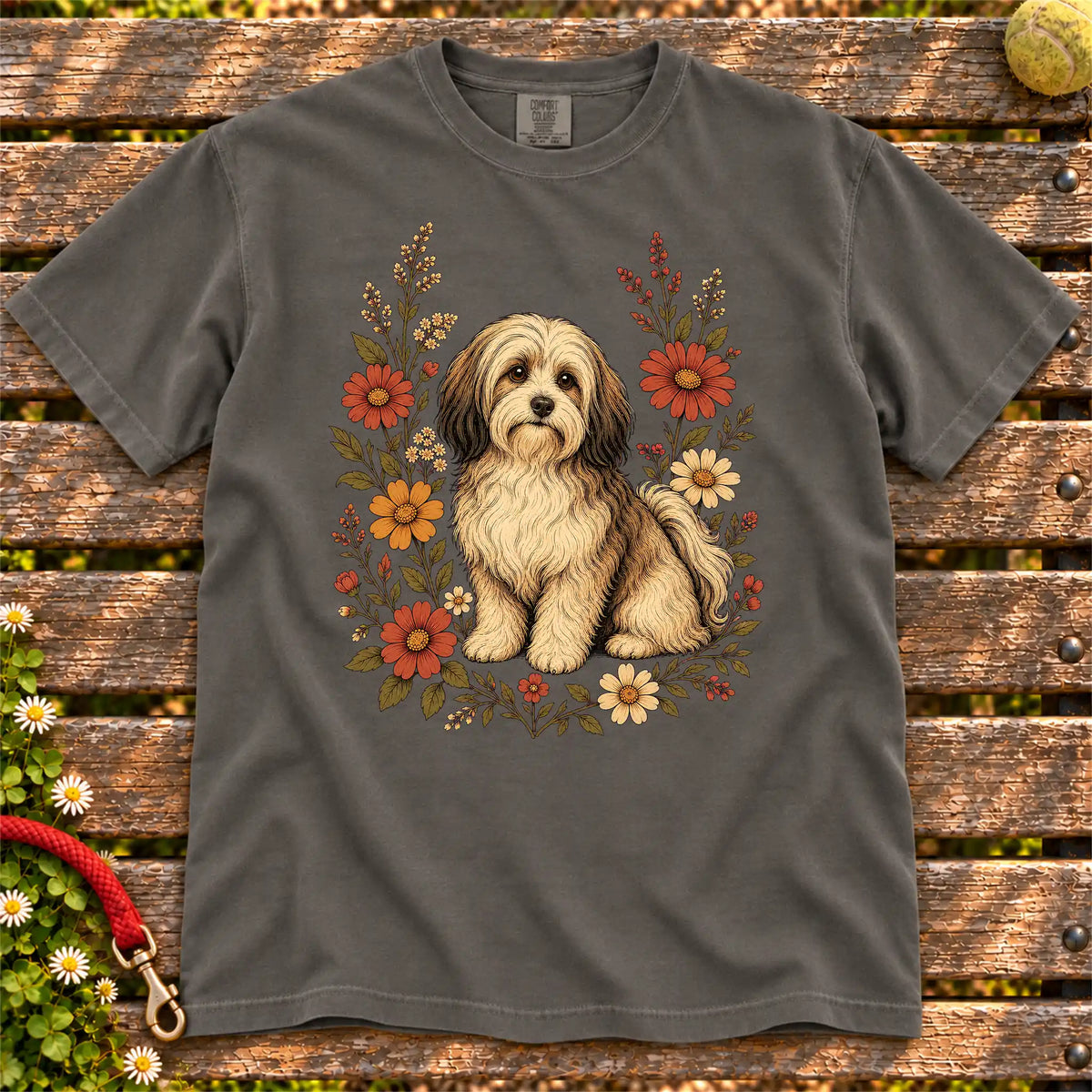 Wildflower Havanese T-Shirt in Pepper